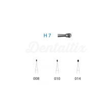 H7 Tungsten Pear Bur for CA (5 pcs)