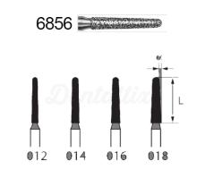 Fresa Cónica Redondeada 856 Diamantada para FG (5 uds)
