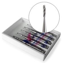 Tungsten Carbide Burs 234.314 Rounded Cylindrical FG (5 pcs.)
