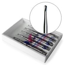 Tungsten Carbide Burs 237.314 Cylindrical Round FG (5 pcs.)