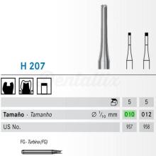 Fresa End Cuttting H207 de Tungsteno para FG (5 uds)