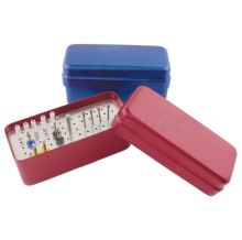 Disinfection box for burs - 72-hole double layered