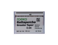 Greater Taper Conic 4: Puntas de Gutapercha (60 uds)