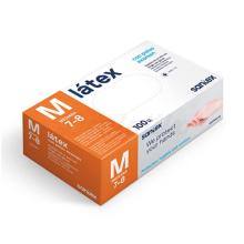 Luvas de látex com pó (100 unidades)