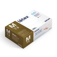 Luvas de látex sem pó (100 unidades)