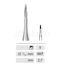 Bur H249M Extra fine flame C. Tungsten FG (5ud)
