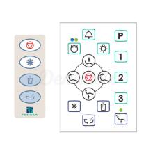Kit de Painel de Botões Astral para Bandeja e Auxiliar para Cadeiras Fedesa