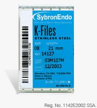 Limas K para endodontia (6 pçs)