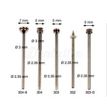 Mandrels for discs Type 302 - 304 (10 pcs)