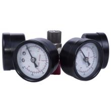 Multi pressure gauge for hoses (4-way)