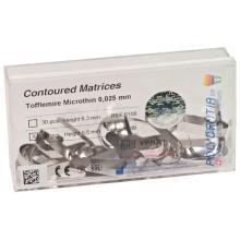 Matrices Tofflemire de 0,025 mm d’épaisseur (30 pcs)
