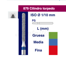 879 FG Torpedo Diamond Bur (5 pcs)