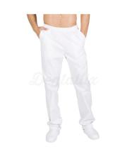 Pantalons sanitaires unisexes blancs