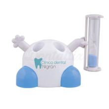 Toothbrush Holder With Hourglass