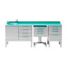 PRESTIGE - CONJUNTO MUEBLE CLÍNICO 4 MÓDULOS