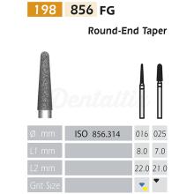 BADER FG Fresa diamantata conica arrotondata 856 (5 unità)