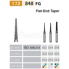 BADER Fresa diamantata piatta conica FG 848 (5 unità)