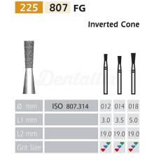 807 FG Diamond Bur in the Shape of an Inverted Cone (5 pcs)