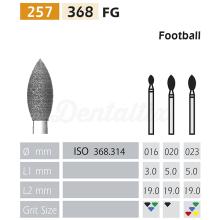 368 FG Diamond Burs in the Shape of a Rugby Ball (5 pcs)