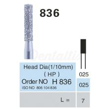 836 Diamond Bur HP Cylindrical Flat (5 pcs)