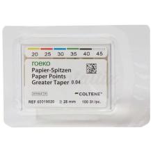 Puntas De Papel Greater Taper 0.04 (144 Uds.)