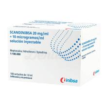 Scandinibsa 2% Forte: Anestesia Local a Base de Mepivacaína (100 Cartuchos de 1.8 ml)