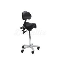 Tabouret Amazone avec dossier pour clinique (34 cm)