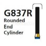 G837R Diamond Bur for Cylindrical FG with Beveled Edge (5 pcs)