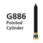 G886 Diamond Bur for Cylindrical Bevel FG (5 pcs)