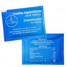 Lingettes désinfectantes hydroalcooliques pour les mains (1000 pièces, 3 ml)