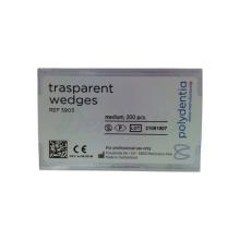 Cunhas Finas Transparentes (200 pcs)