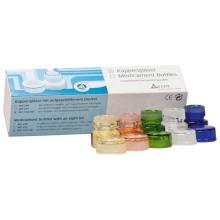 Gobelets en verre coloré pour le stockage des médicaments (3 ml)