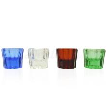 Dappen Assorted Colored Glass Cups