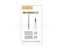 Fresa Zekrya 151 de Carburo de Tungsteno FG Cónica (5 uds)